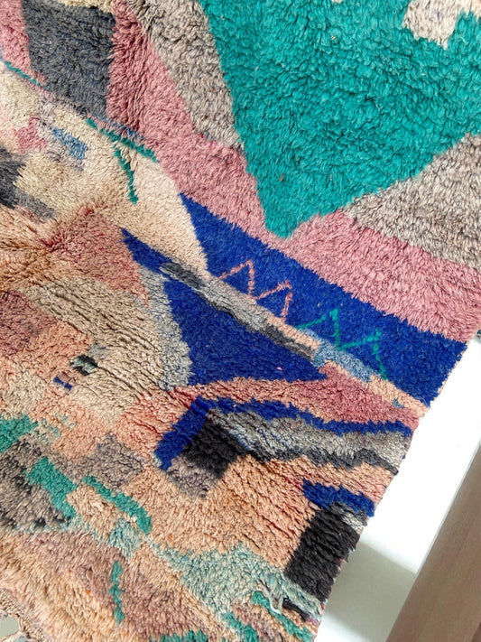 Extra Large Vintage Moroccan Boujaad Rug|customize your size| moroccan rug