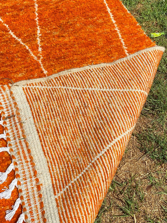 oronge degrade Mrirt carpet| moroccan rug