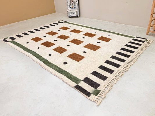 Beni Ourain rug wool |customize your size| moroccan rug