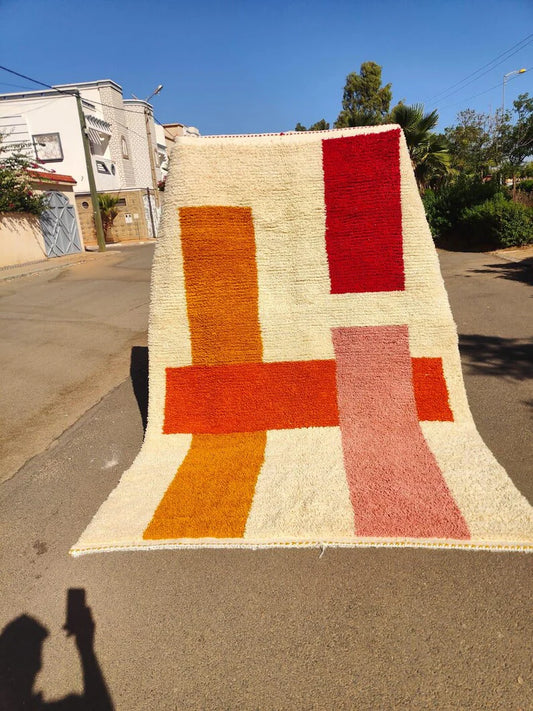 multicolore azilal carpet| moroccan rug