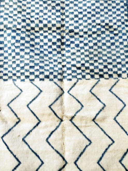 Blue and White|customize your size| moroccan rug
