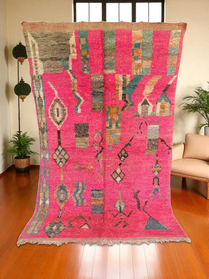Authentic Boujaad Area Rug|customize your size| moroccan rug