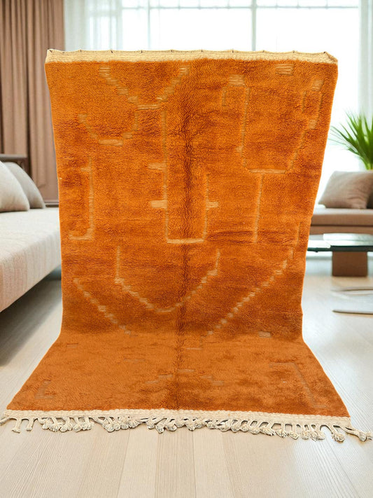 Handmade Beni Ourain Moroccan Rug|customize your size| moroccan rug