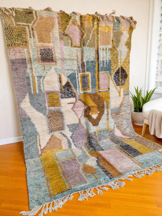 Authentic Beni Ourain Area Rug|customize your size| moroccan rug
