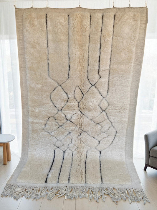 Modern Mrirt Moroccan Wool Rug|customize your size| moroccan rug