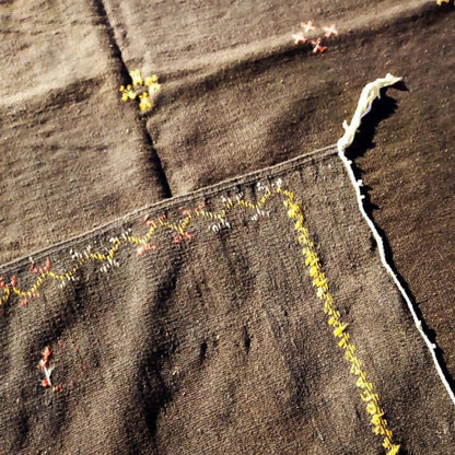 Brown Kilim|customize your size| moroccan rug