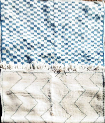 Blue and White|customize your size| moroccan rug
