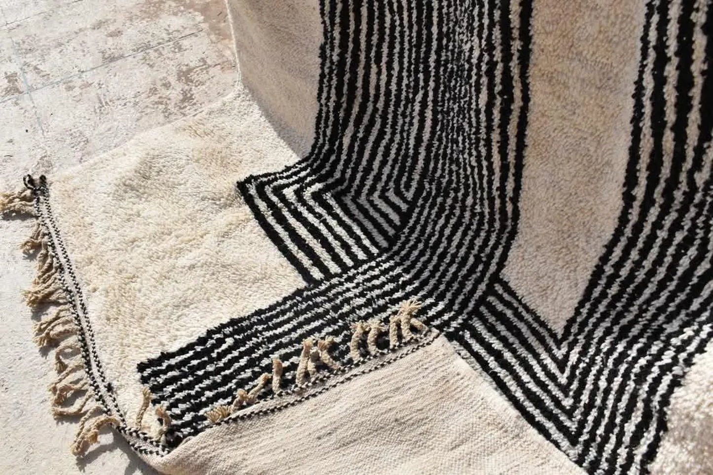 Beni Ourain rug soft wool |customize your size| moroccan rug