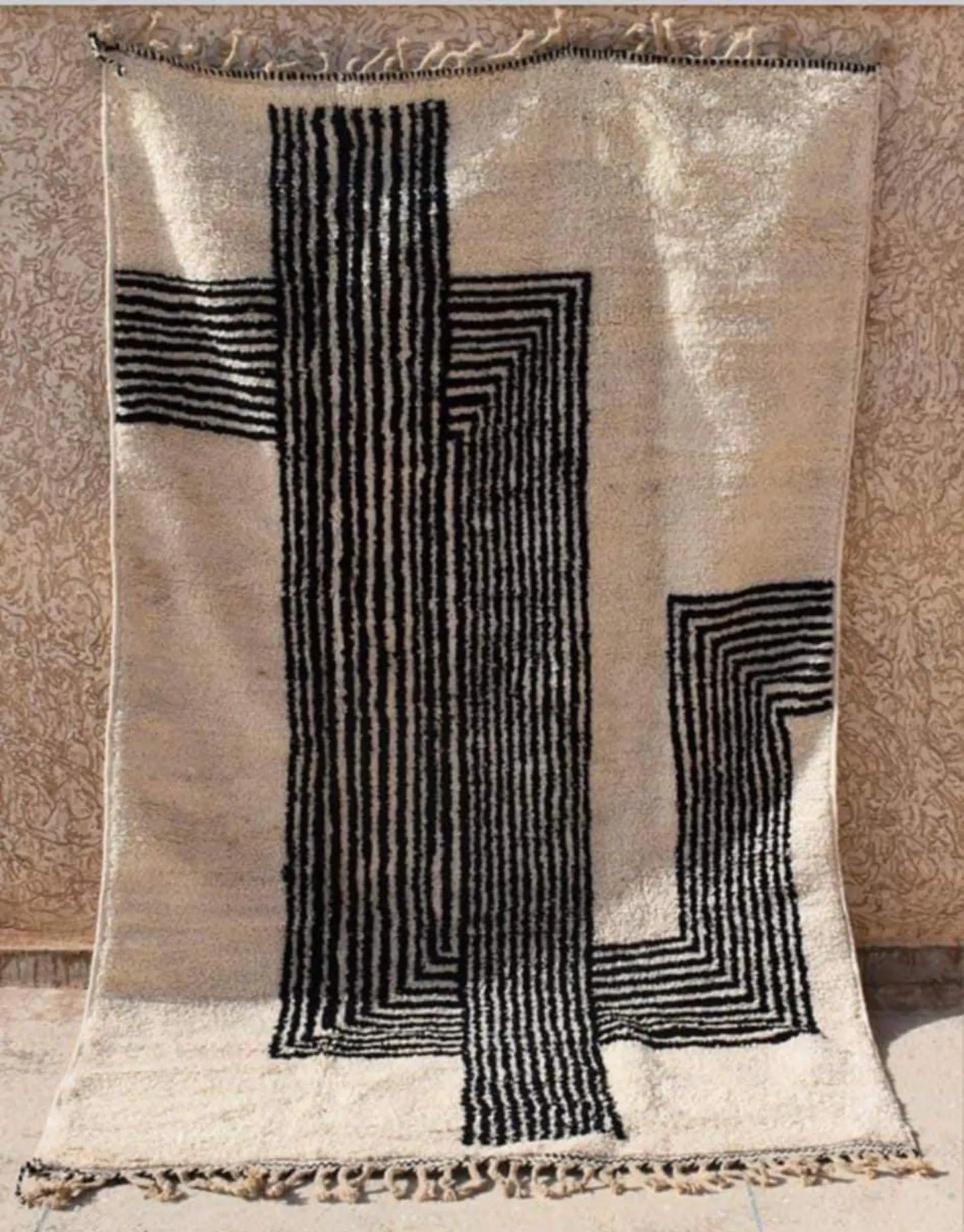 Beni Ourain rug soft wool |customize your size| moroccan rug