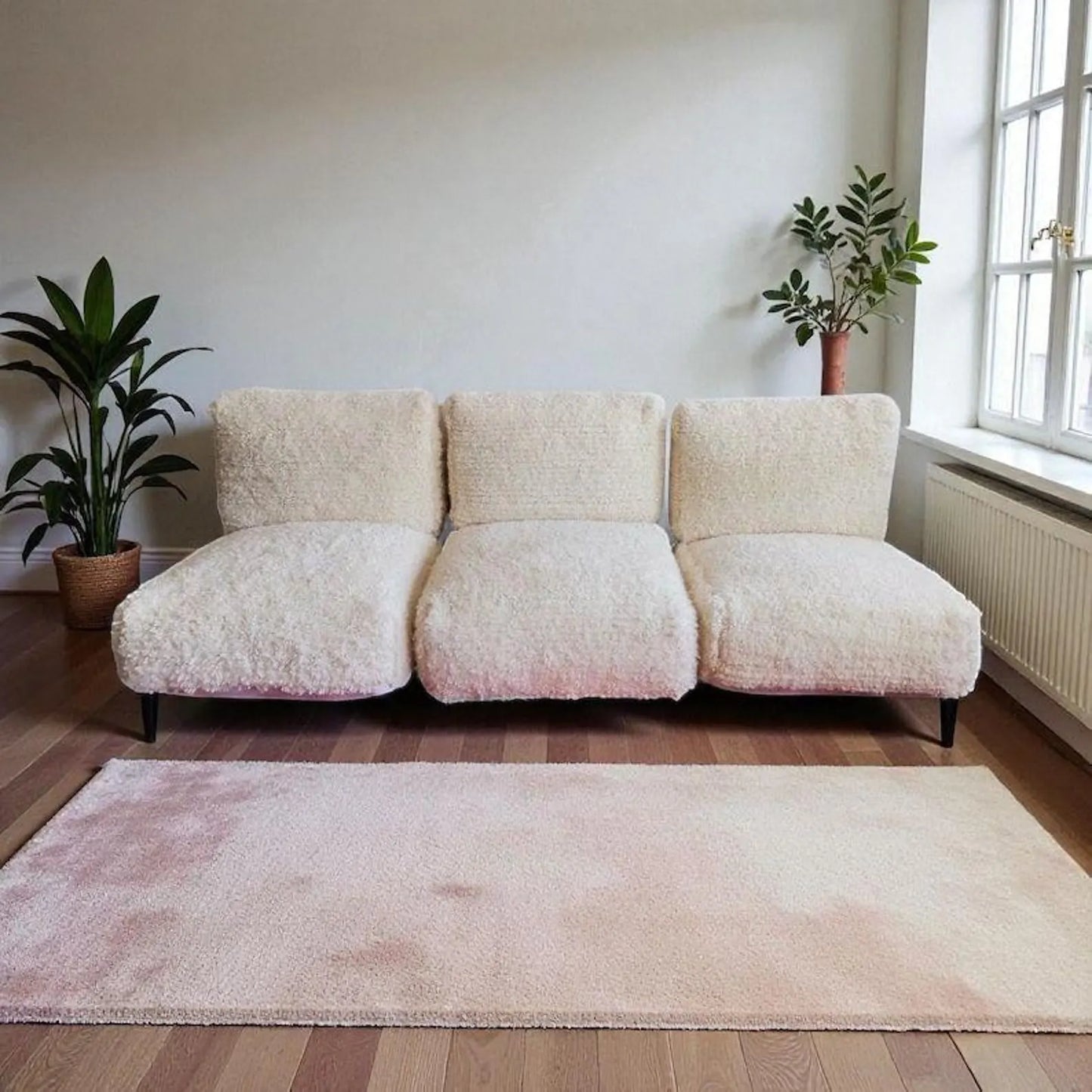 handmade Moroccan wool floor sofa