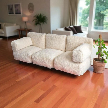 handmade Moroccan wool floor sofa