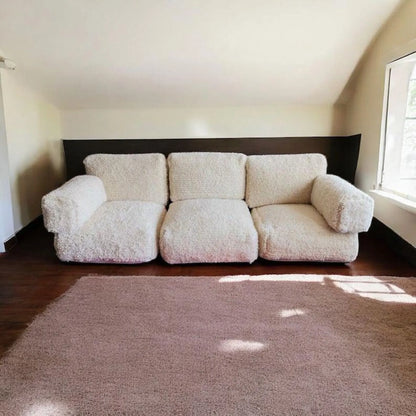 handmade Moroccan wool floor sofa