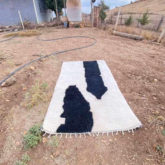 Beni Ourain soft wool |customize your size| moroccan rug