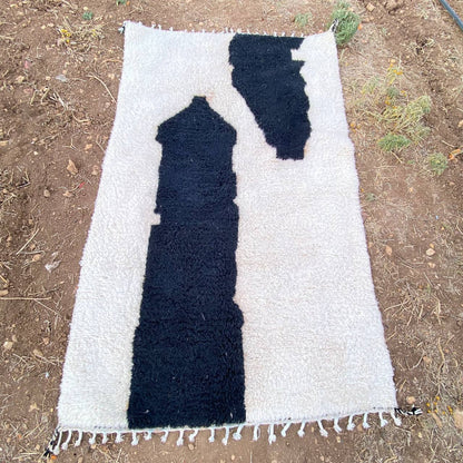 Beni Ourain soft wool |customize your size| moroccan rug