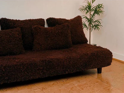 handmade Moroccan wool floor sofa