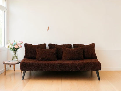 handmade Moroccan wool floor sofa