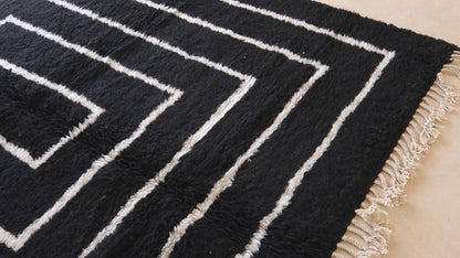Beni Ourain rug soft wool |customize your size| moroccan rug