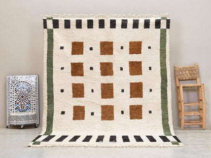 Beni Ourain rug wool |customize your size| moroccan rug
