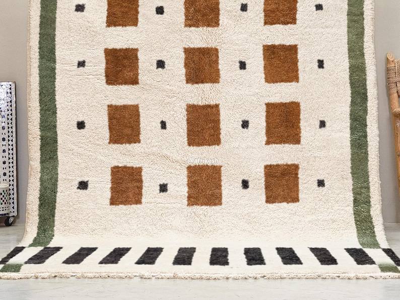 Beni Ourain rug wool |customize your size| moroccan rug