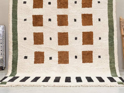 Beni Ourain rug wool |customize your size| moroccan rug