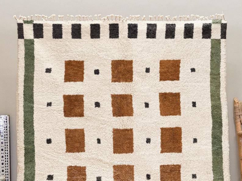 Beni Ourain rug wool |customize your size| moroccan rug