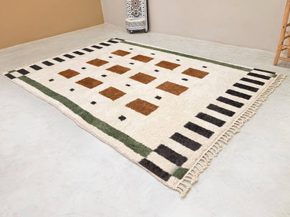 Beni Ourain rug wool |customize your size| moroccan rug
