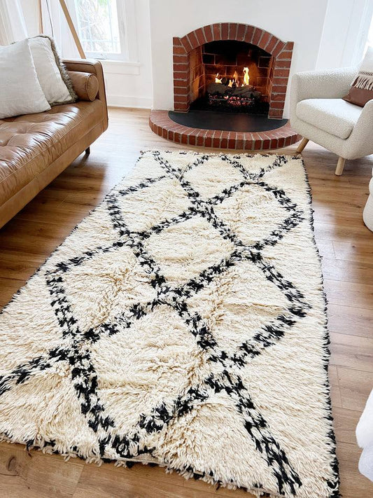 Beni Ourain rug wool |customize your size| moroccan rug