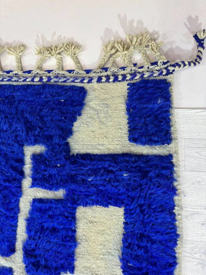 Blue Mrirt carpet| moroccan rug