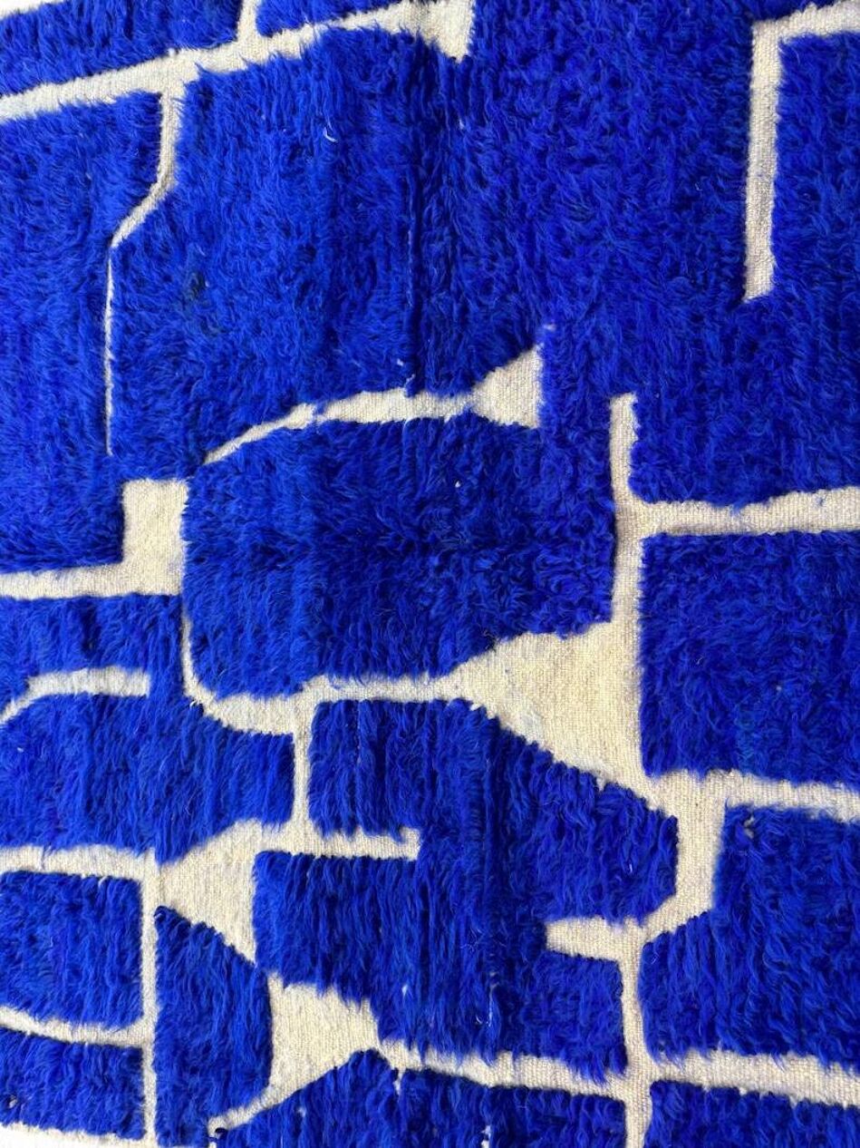 Blue Mrirt carpet| moroccan rug