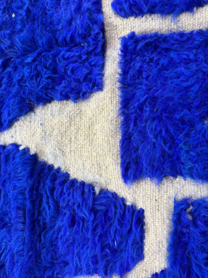 Blue Mrirt carpet| moroccan rug