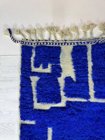 Blue Mrirt carpet| moroccan rug